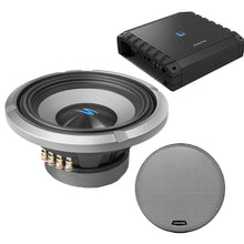Load image into Gallery viewer, Alpine S2-A60M Class-D Amp &amp; S2-W10D2 10" Dual 2-Ohm Sub &amp; Grill bundle