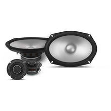 Charger l'image dans la galerie, Alpine PXE-C80-88+S2-S69C+S-DB8V-TRK+S2-S50 OPTIM8 8-Channel Hi-Res Digital Sound Processor Amplifier w/ Dual 8” Preloaded Truck Sub Enclosure &amp; 6x9" &amp; 5.25" Comp / Coaxial Bundle