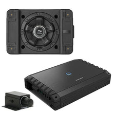 Charger l'image dans la galerie, Alpine S2-A55V 5-Ch Amplifier + SS-SB10 10" Shallow Loaded Subwoofer + RUX-KNOB.2 Bass Knob + Accessory Bundle