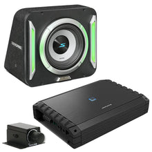 Load image into Gallery viewer, Alpine S2-A55V 5-Ch Amp + S2-SB12 12" Loaded Subwoofer + RUX-KNOB.2 + Accessory Bundle