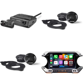 Alpine i509-WRA-JL SPV-10TW-WRA DVR-C320R Fit Wrangle JL Gladiator JT Bundle