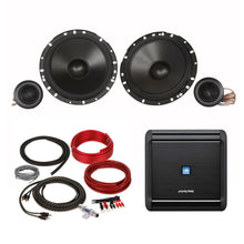 Charger l&#39;image dans la galerie, Alpine S2-A36F 4-Channel Amplifier w/ Pair of Alpine 6.5&quot; Speakers Package+ Absolute KIT8