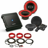 Alpine S2-A36F 4CH Amplifier + XED650C Component + V465 6.5