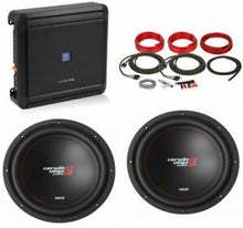 Charger l&#39;image dans la galerie, Alpine S-A32F 4-Ch Amplifier + 2 Cerwin-Vega 12&quot; Subwoofers + Absolute 8G Amp Kit