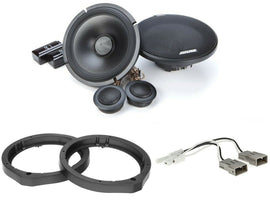 Alpine R2-S65C Component Speaker + Adapters + Harness Fit Honda Acura Vehicles