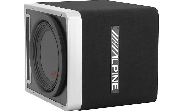 Alpine R-SB10V R-A75M<br/>R-SB10V Pre-Loaded R-Series 10-inch Subwoofer Enclosure, R-A75M 750 Watt Mono Amplifier