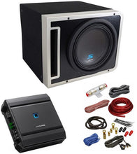 Charger l&#39;image dans la galerie, Alpine S-SB10V 10&quot; 600w S-S10D4 Subwoofer Ported Sub Enclosure Box Alpine Amp S-A60M &amp; 4 Gauge KIT4 Amp Kit