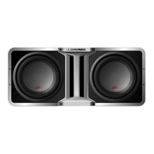 Charger l'image dans la galerie, Pair of R-SB10V Alpine Halo Series 10" ported subwoofer enclosure + KTX-H10 Pkg