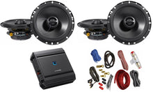 Charger l&#39;image dans la galerie, Alpine S-A32F 4 Channel Amplifier + 2 Pairs S-S65 6.5&quot; Coaxial Speakers and Wiring Kit