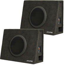 Charger l&#39;image dans la galerie, 2 Alpine SBT-S10V 10&quot; Loaded Truck Enclosures 1000W Ported Subwoofer Enclosure