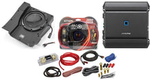 Load image into Gallery viewer, Alpine SBV-10-WRA 10&quot; Sub for 2007-2018 Jeep Wrangler S-A60M Amp + 4GA Amp kit