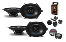 Load image into Gallery viewer, Alpine S-S57 5x7 (6x8) Speaker Two Pairs 2-Way Coaxial Speakers Bundle