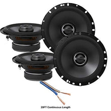 Load image into Gallery viewer, 2 Pair Alpine S-S65 Car Audio Type S Series 6 1/2&quot; 320 Watt Speakers + 20&#39; Speaker Wire Package