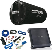 Load image into Gallery viewer, Alpine BBX-T600 AMP &amp; SWT-12S4 12&quot; Bass Reflex Sub Bass Tube + 4G Amp Kit