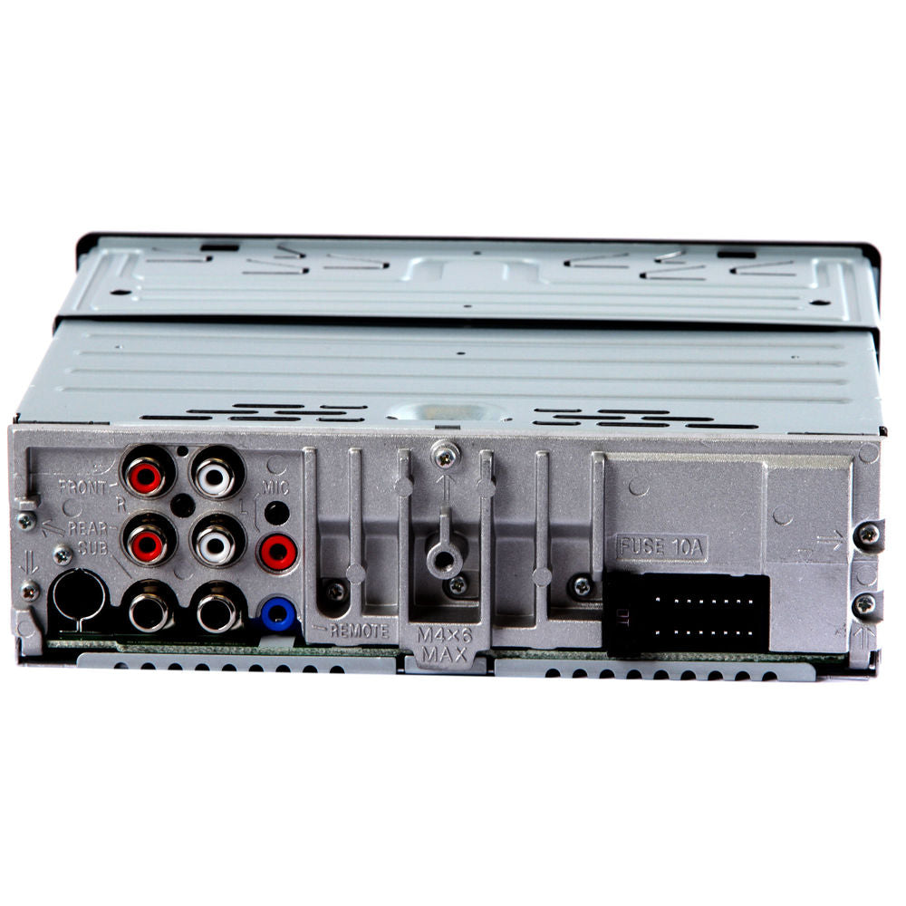 Alpine UTE-73BT In-Dash Digital Media Receiver with Bluetooth Remote Control & KIT10 Installation AMP Kit