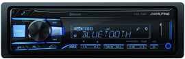 1-Din Alpine Digital Media Bluetooth Stereo Receiver + Metra 99-8211 Dash Kit Fit 2000-2004 Toyota Avalon