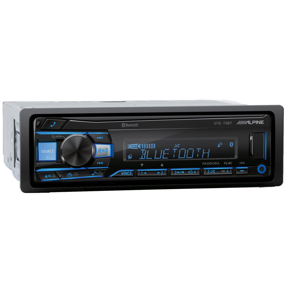 1Din Alpine Digital Media Bluetooth Stereo Receiver Fit 02-04 Nissan Altima