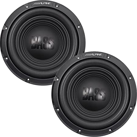 2 Alpine W12S4 BassLine Series 12" 750W 4-ohm Bass Subwoofer