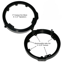 Charger l&#39;image dans la galerie, Patron Honda 6.5&quot; Or 6.75&quot; Speaker Adapter 1Pair With Speaker Harness Front and Rear