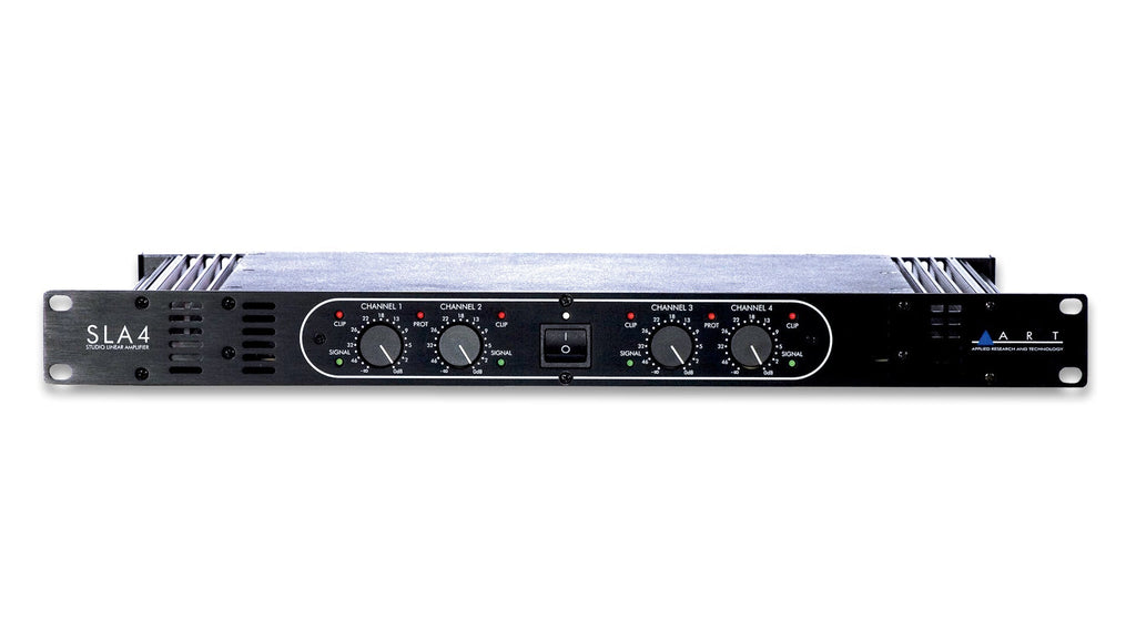 ART SLA-4 400W 4-Channel Studio Linear Power Amplifier (100W/Channel @ 8 Ohms)