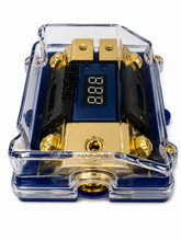 Charger l'image dans la galerie, Absolute AND-600 Digital ANL Fuse Holder LED Voltmeter Display 0/4 Gauge Power Distribution Block Includes (2) 150A ANL Fuse