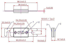 Charger l&#39;image dans la galerie, 2 Absolute ANL80 80 Amp ANL Fuse Gold Plated High Quality Fuses Car Audio Blade