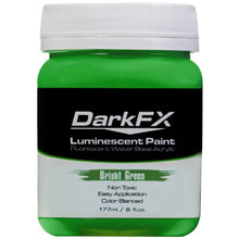 Charger l'image dans la galerie, Antari DFX-VL6OZ-BGN 6-Ounce Bottle of Bright Green Water-Based Acrylic UV Fluorescent Paint
