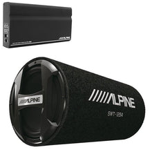 Charger l&#39;image dans la galerie, Alpine KTA-200M Mono Power Pack Amp with SWT-12S4 12&quot; Loaded Tube Subwoofer