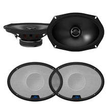 Charger l&#39;image dans la galerie, Alpine S-S69 6x9&quot; Car Speaker 520W Coaxial Car Speakers with KTE-S69G 6x9&quot; Speaker Grills