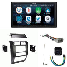 Charger l&#39;image dans la galerie, Alpine Bundle - Alpine ILX-W670 Multimedia Receiver with Dash Kit, Wiring Harness and Antenna Adaptor and B/U Camera, Compatible with Wrangler, 03-06