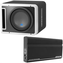 Load image into Gallery viewer, Alpine S-SB10V 10&quot; Vented Loaded Halo Enclosure with Alpine KTA-200M Power Stack Amplifier