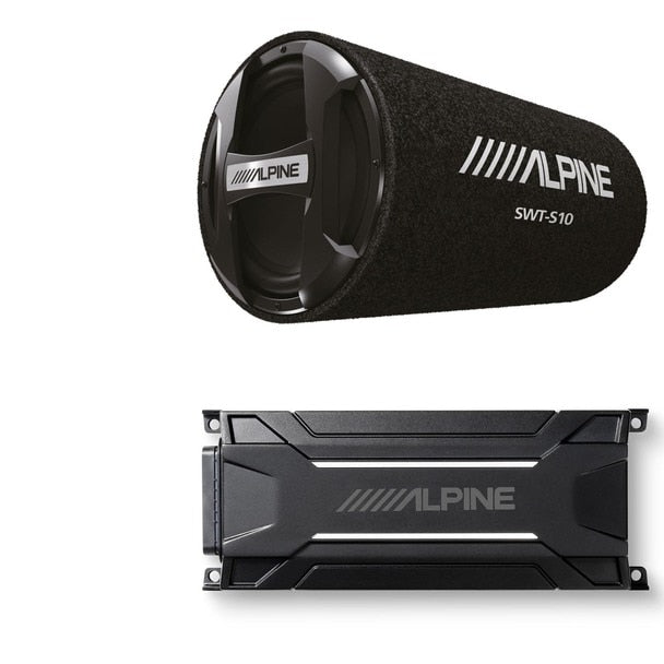 Alpine SWT-S10 KTA-30MW 10" Bass System KTA-30MW Mono Tough Power Pack Amplifier