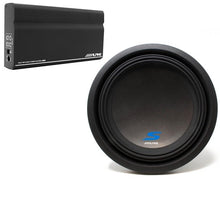 Load image into Gallery viewer, Alpine KTA-200M Mono Power Pack Amp with S-W12D2 12&quot; Subwoofer and Bass Knob