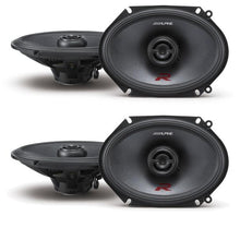 Charger l&#39;image dans la galerie, 2 Pair Alpine R-S68 R-Series 6 x 8 Inch 300 Watt 2-Way Car Speakers