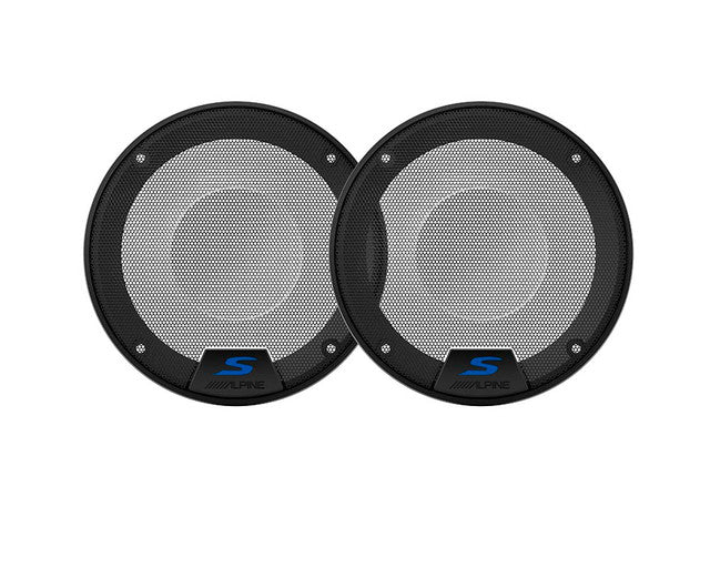 Alpine KTE-S50G 5.25" S-Series Speaker Grill Bundle