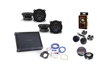 Load image into Gallery viewer, Alpine BBX-F1200 Amplifier &amp; 2 Pair S2-S40 4&quot; Speakers &amp; KIT4 4 Gauge Wiring Kit