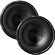 Load image into Gallery viewer, 2 Alpine X-W12D4 12-Inch Dual 4 Ohm Subwoofer Bundle