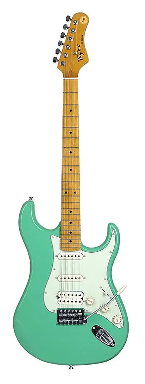 Tagima TG 530-SG-LF/MG Strat Style Electric Guitar Surf Green-light Fb/mint Green Pg