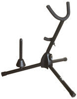Yorkville AS-30 Tripod Alto/tenor Sax Stand W/Flute Peg - Black