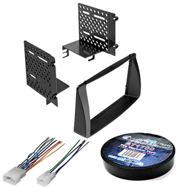 AT Bundle114 Car Stereo Installation Kit Compatible with Toyota Corolla 2003 – 2008 In-Dash Mounting Kit, and Harness for Double Din Radio Receivers