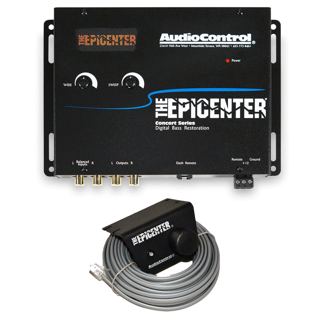Audio Control The Epicenter Black Digital Bass Enhancer Restoration Processor