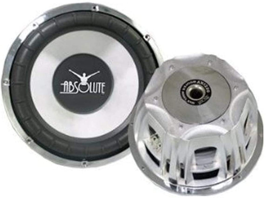 2 Absolute Axis AX1000 10-Inch 1000 Watts Dual 4-Ohm Power Subwoofer