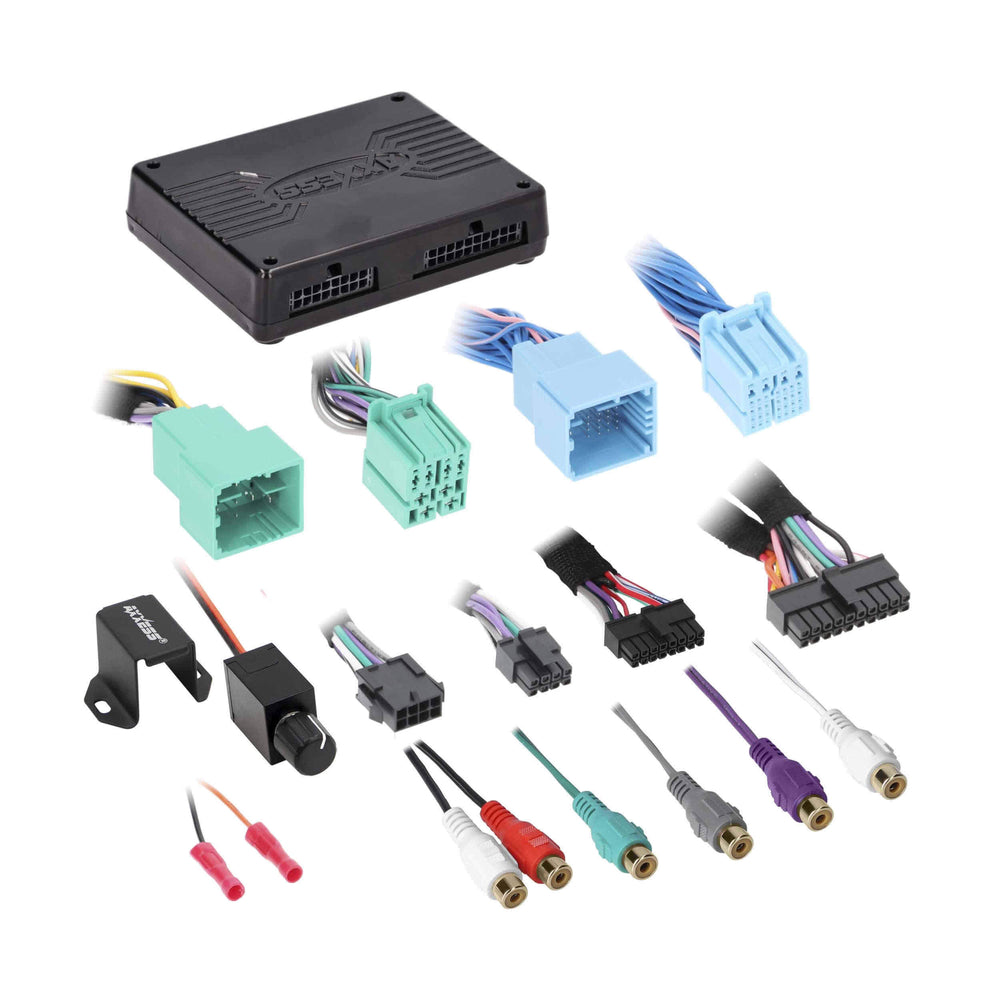 Axxess AXDSPL-CH8 DSP Package with AXDSP-L, T-Harness and Amp Bypass Harness - Chrysler 2020-Up