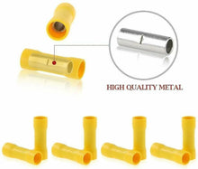 Load image into Gallery viewer, Absolute 500 pcs 16-14 Gauge NYLON AWG YELLOW insulated terminals Crimping connector
