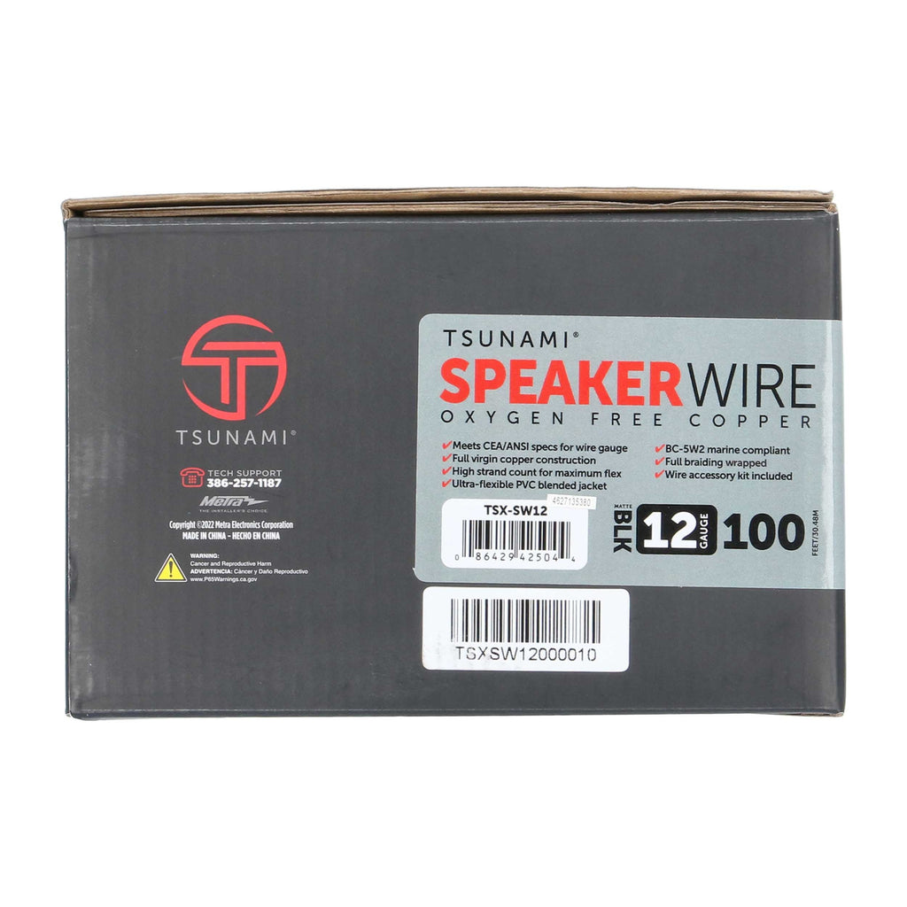 Tsunami TSX-SW12 100Ft 12ga SP Wire w/Acc Pack