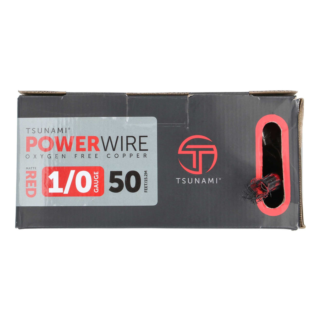 Tsunami TSX-PWR0 50Ft Spool Red 0ga w/Acc Kit