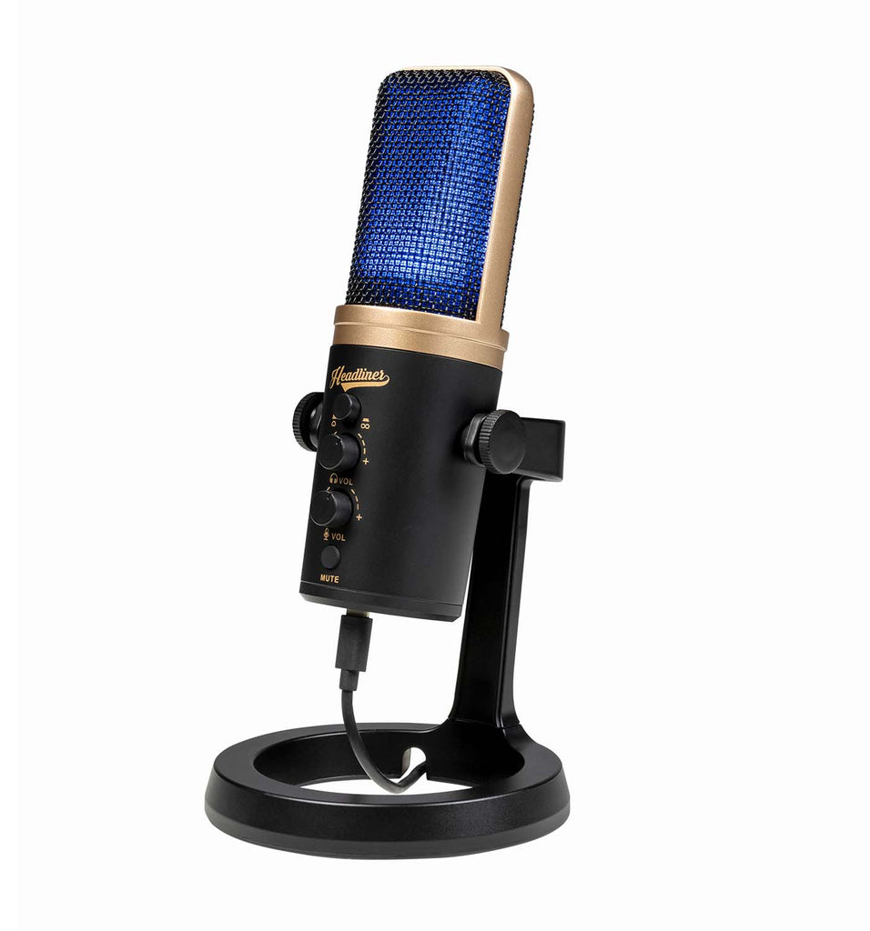 Headliner HL90510 Roxy Stereo USB Condenser Microphone - Podcast