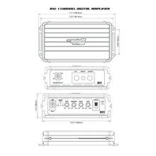 Load image into Gallery viewer, Cerwin Vega B51 Stealth Bomber 1-Channel Class-D Mono Block Amplifier + 8G Amp Kit