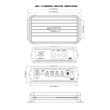 Charger l'image dans la galerie, Cerwin Vega B51 Stealth Bomber 1-Channel Class-D Mono Block Amplifier + 4G Amp Kit