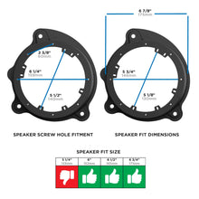 Load image into Gallery viewer, Metra 82-8706 Speaker Adapter Plates - Compatible Fits for Select 2000-2006 Mercedes